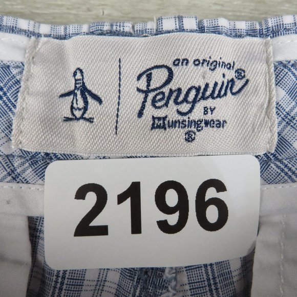Original Penguin* Men's 1.5" Belt Loop Multipocketed‎ Plaid Shorts~ Size 30W - Picture 3 of 11
